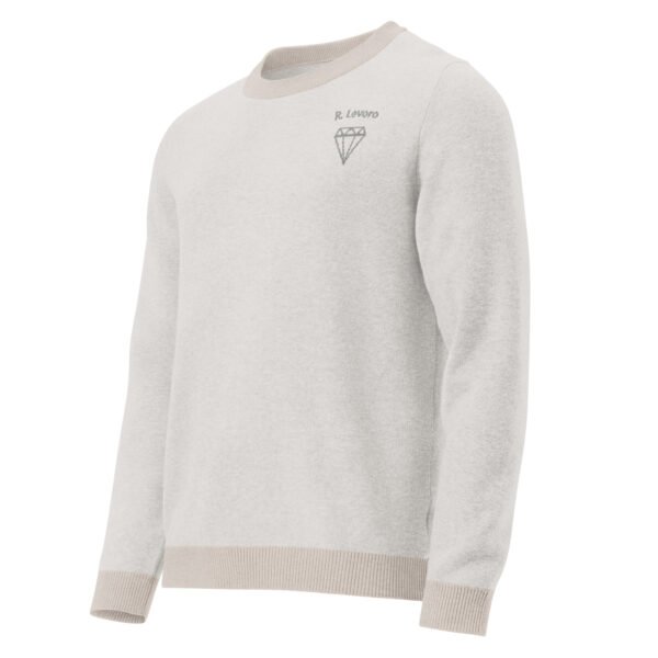 Knitted crew neck sweater