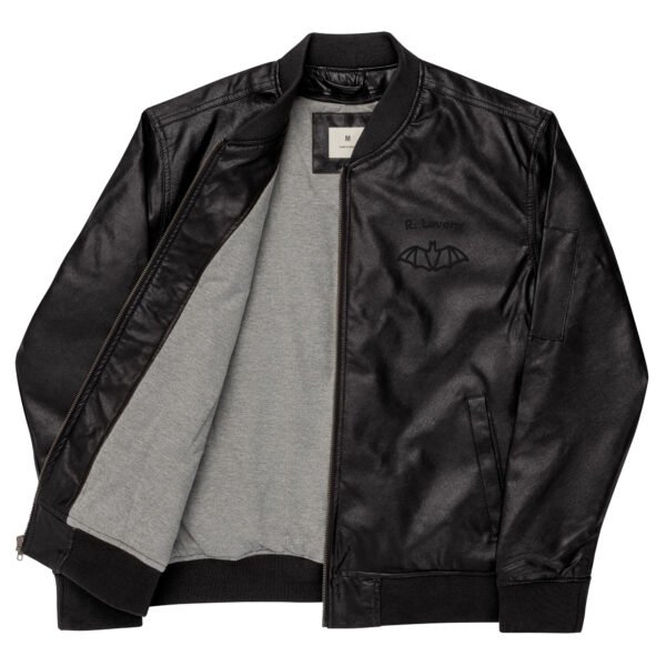 Leather Bomber Jacket - Afbeelding 9
