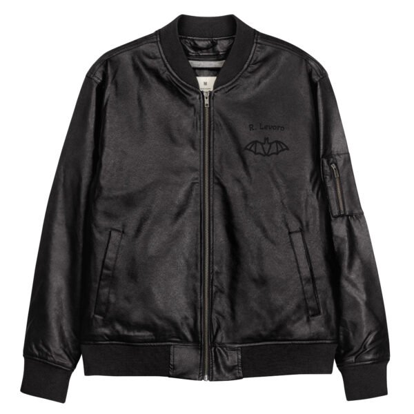 Leather Bomber Jacket - Afbeelding 8