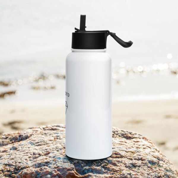 Stainless steel water bottle with a straw lid - Afbeelding 3
